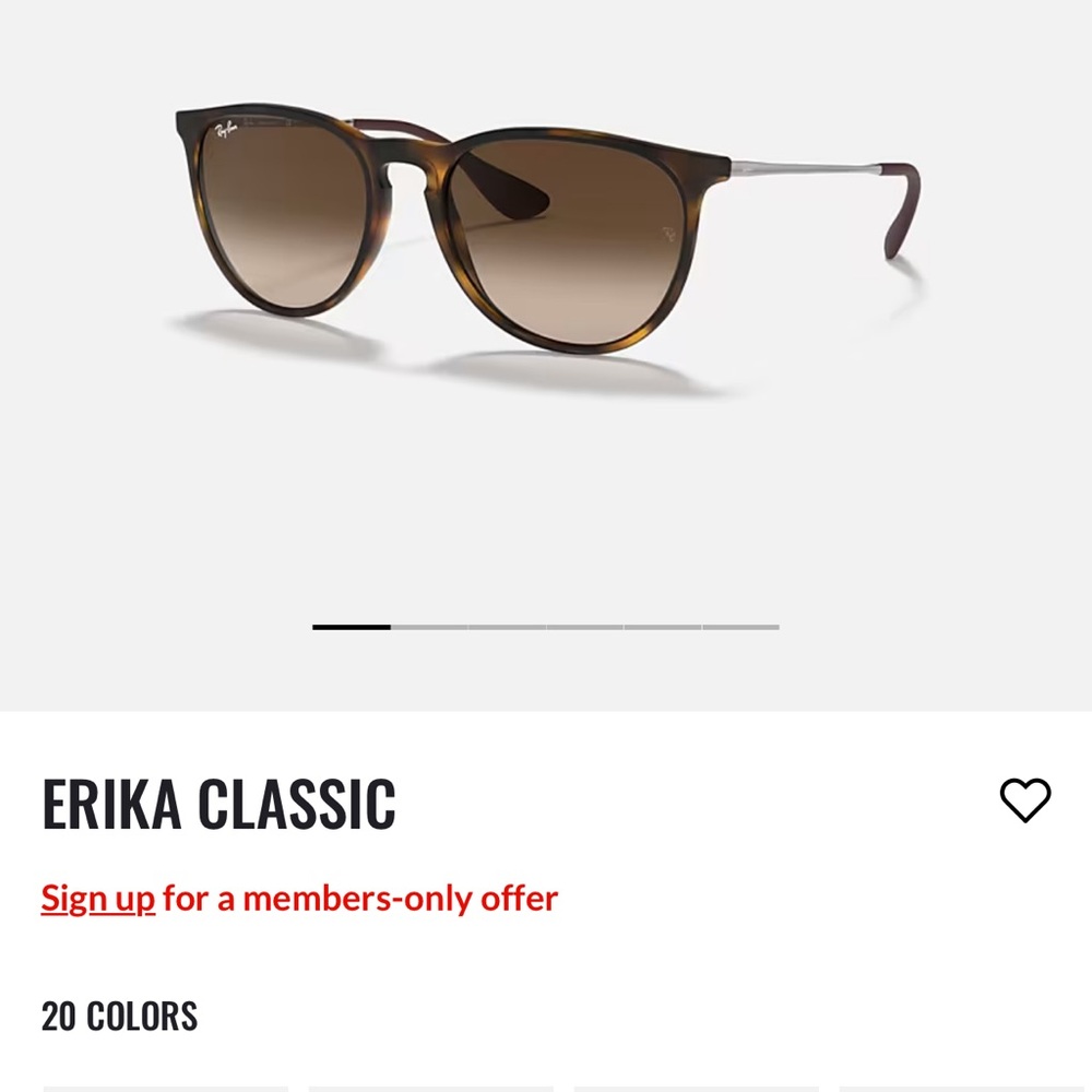 Ray Bay Sunglasses: Erika brown